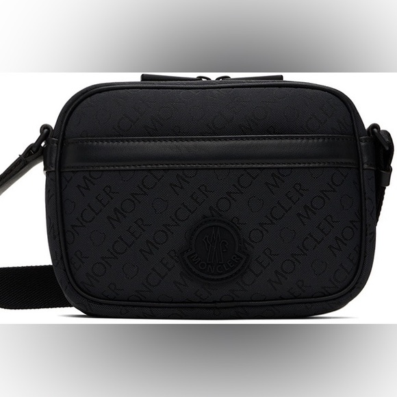Moncler Black Canvas Camera/Crossbody/Messenger Bag $800 - Picture 1 of 8